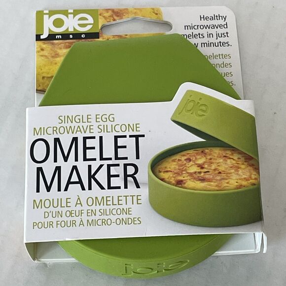 Joie Single Egg Microwave Silicone Omelet Maker No Butter Or Oil Required 2-pack - Picture 2 of 2